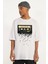 Kaset Teyp Oversize Beyaz Kısa Kollu Erkek T-Shirt 1