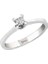 0.35CT Pırlanta Tektaş Yüzük - 14K 1