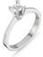 0.26CT Pırlanta Tektaş Yüzük - 18K 1