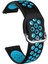 Samsung Gear S3-Huawei Gt 2-Honor Magic Watch 2- 46 mm 22MM Delikli Silikon Kordon Kayış 1