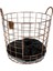 Duvo+ Caramel Round Basket Metal Kedi Sepeti 1