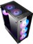 Glass 4X120MM RGB Kontrolcü ve Kumandalı Fanlı Oyuncu Kasası 4X120MM - 600W 80 Plus 4