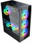 Glass 6X120MM RGB Kontrolcü ve Kumandalı Fanlı Oyuncu Kasası 6X120MM - Boş Kasa 2