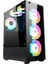Glass 6X120MM RGB Kontrolcü ve Kumandalı Fanlı Oyuncu Kasası 6X120MM - Boş Kasa 3