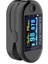 Siyah Pulse Oximetre Kalp Atış Hızı Kan Oksijen Bilgisi Ölçüm Cihazı Kılıflı Oximeter 2