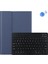 Bluetooth Klavye + Lenovo Tab E10 Için Tutucu ile Deri Kılıf Mavi (Yurt Dışından) 2
