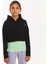 DUA Kız Çocuk Oversize Sweatshirt Siyah / Yeşil 1