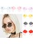 F Fityle Kadınlar Için Moda Çerçevesiz Güneş Gözlüğü Bulut Püskül Güneş Gözlüğü Shades Sarı (Yurt Dışından) 4