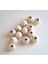 18 mm Ham Işlenmemiş Ahşap Boncuk - 100 Gram (±50 Adet ) 3