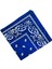 F Fityle Kadın Yenilik 100% Pamuk Baskı Bandana Başkanı Wrap Bileklik Faketi Kraliyet Mavisi (Yurt Dışından) 5