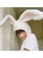 F Fityle Sevimli Kız Peluş Tavşan Bunny Kulakları Şapka Kafa Isıtıcı Kulaklığı Fotoğraf Malzemeleri (Yurt Dışından) 5