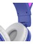 Aşırı Kulak Kulaklıklar Bluetooth 5.0, Kedi Kulağı ile Katlanabilir Stereo Kulaklık, Kulaklıklar, Dahili Mikrofon, Ev Ofisi Için Kablosuz Kulaklık - Mor (Yurt Dışından) 5