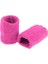 F Fityle 2x Unisex Pamuk Ter Bandı Ter Bandı Bileklik Basketbol Tenis Spor Salonu Badminton - Pembe (Yurt Dışından) 2