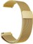 Amazfit Gts Kordon Hasır Metal Örgülü Gold 1