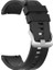 Samsung Galaxy Gear S3 46MM 22MM Kordon Silikon Kançalı Krd 23 Siyah 1