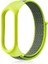 Xiaomi Mi Band 5 Kordon Kumaş Cırtcırt Kordon Velcro Yeşil 1