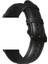 Apple Watch Uyumlu 6 40MM Kordon Deri Dikişli Watch Uyumluband Siyah 1