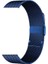 Huawei Watch 3 Elite Kordon Çıtçıtlı Hasır Metal Örgülü Mavi 1