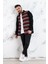 Slimfit Parça Desenli Erkek Oduncu Gömlek 1