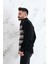 Slimfit Parça Desenli Erkek Oduncu Gömlek 3