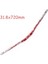 Alüminyum Yokuş Aşağı Dağ Bisikleti Gidon 31.8mm * 720 / 780MM Kırmızı 720MM 3
