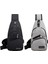 F Fityle 2 Adet Erkek Sling Çanta Anti Hırsızlık Seyahat Açık Hafif Çapraz Vücut Çanta Daypack (Yurt Dışından) 1