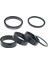 6 Paket Hafif Kulaklık Ayırıcıları Bisiklet 1-1 / 8 "kök Rondelalar 3/5/2/10MM (Yurt Dışından) 4