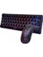 Mekanik Kablolu Klavye Rgb Arkadan Aydınlatmalı Çok Renkli 61 Tuşlar USB Arabirimi Gamers Pc Dizüstü Bilgisayarlar Için Yüksek Düşük Anahtar Tasarım - Klavye Mouse Combo (Yurt Dışından) 1