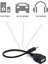 1x 3.5mm Erkek Aux Ses Fişi USB Kadın Converter Kablo Kablosu Için Araba 4