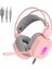 S100 Gaming Headset 7.1 Kanal 3.5mm / USB Kablolu Kulaklık Rgb Işık 50MM Sürücü Oyunu Kulaklık Gürültü Laptop Gamer Pc Için Iptal - Pembe 3.5mm (Yurt Dışından) 1