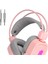 S100 Gaming Headset 7.1 Kanal 3.5mm / USB Kablolu Kulaklık Rgb Işık 50MM Sürücü Oyunu Kulaklık Gürültü Laptop Gamer Pc Için Iptal - Pembe 3.5mm (Yurt Dışından) 5