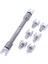 Motosiklet Anahtarı Seti Konuştu 5.4mm-6.8mm Tekerlek Tokalı Onarım Araçları Gri 5