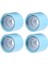 4 / Set Kaykay Tekerlekleri 70X51MM Kararlı Seyir Tekerlekler Açık Mavi (Yurt Dışından) 1