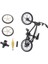 F Fityle 1x Mini Bmx Bisiklet Oyuncaklar Parmak Bisiklet Diecast Model Çorap Dolguları Siyah (Yurt Dışından) 4