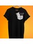Kedi Cep Baskılı %100 Pamuk Oversize T-Shirt Büyük Beden Tişört 1