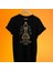 Santraç Baskılı %100 Pamuk Oversize T-Shirt Büyük Beden Tişört 1