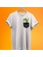Dinazor Cep Baskılı %100 Pamuk Oversize T-Shirt Büyük Beden Tişört 1
