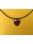 Kalp Suni Deri Ipli Renkli Unisex Metal Kolye PYTKK0LYE00132 1