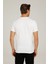 CT778 Ray Slogan T-shirt Beyaz Erkek Kısa Kol T-Shirt 2