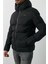 Nolan Coat Erkek Şişme Mont Parka Siyah V8 3