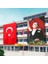 -5 Raşel Kumaş Atatürk Posteri + Türk Bayrağı 600 x 900 cm 2