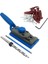F Fityle Mini Cep Delik Jig Kiti Ortak Aracı Ağaç Işleme Eğik Matkap Kılavuzu Bits Set 1