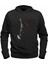 Thor Mjolnir Resim Baskılı Hammer Siyah Sweatshirt 1