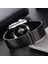 Apple Watch Seri 7 45MM Uyumlu Seramik Kordon Siyah 3