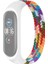 Esneklik Örgü Xiaomi Mi Band Için Değiştirme Kayışı 6/5/4/3 Boyutu: Xl 180MM Kırmızı Siyah (Yurt Dışından) 2