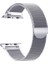 Apple Watch Metal Kordon Milano Kayış Manyetik Iwatch Uyumlu Milanese Seri 4 42MM 44MM Gümüş Renk 1
