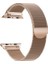 Apple Watch Metal Kordon Milano Kayış Manyetik Iwatch Uyumlu Milanese Seri 5 Altın Gold Renk 1