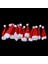 20 Mini Noel Baba Şapkaları Noel Partisi Tatil Lolipop Üst Topper (Yurt Dışından) 4