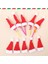 20 Mini Noel Baba Şapkaları Noel Partisi Tatil Lolipop Üst Topper (Yurt Dışından) 5