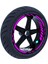 Gül Pembesi Moto Gp Iç Dış Jant Şeridi Takım Sticker Çınar Extreme 1